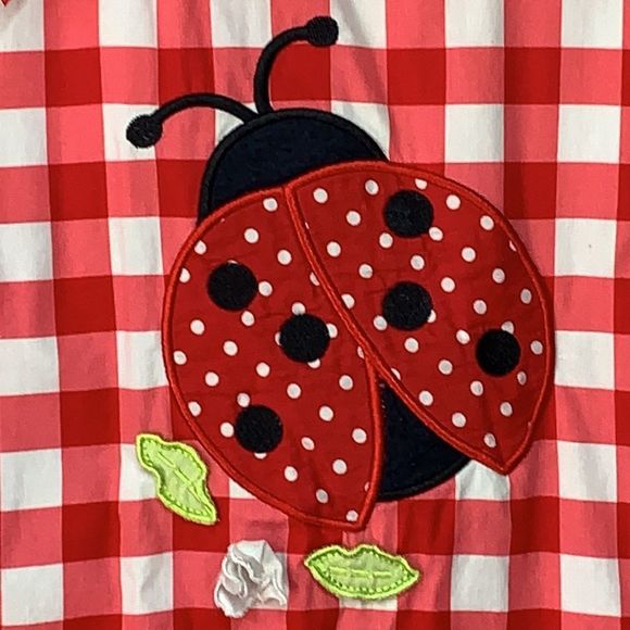 Sz5/6 Jenny & Me Lady Bug Summer Dress - Picture 3 of 6
